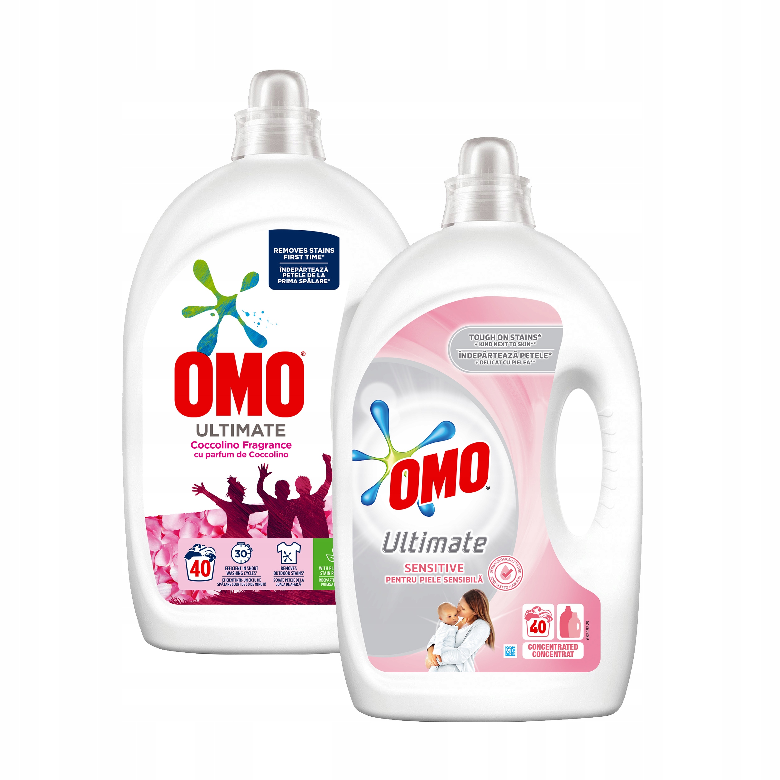 Prací gél - OMO CITAL + COCCOLINO WIMING GEL 80PR 2X2L