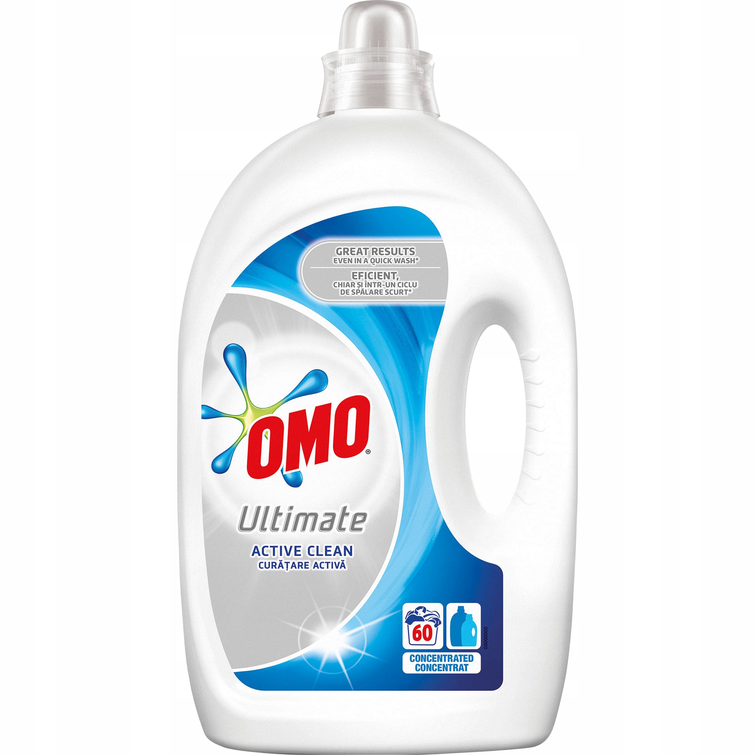 Prací gél - OMO Ultimate Active Čisté umývacie gél 3L 60 WASCE
