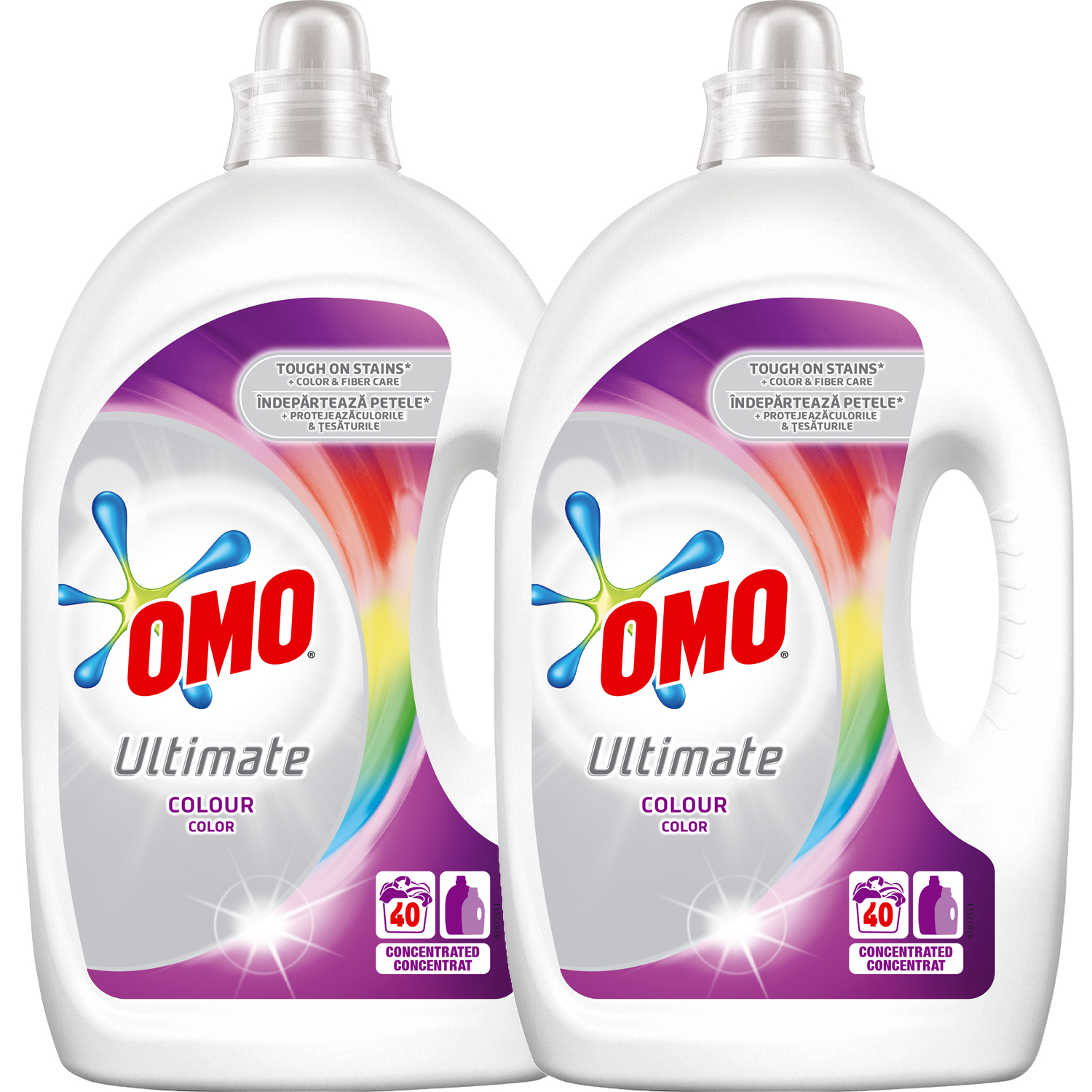Prací gél - OMO Ultimate Color Gel 2x 2L prací gél 80 umytí