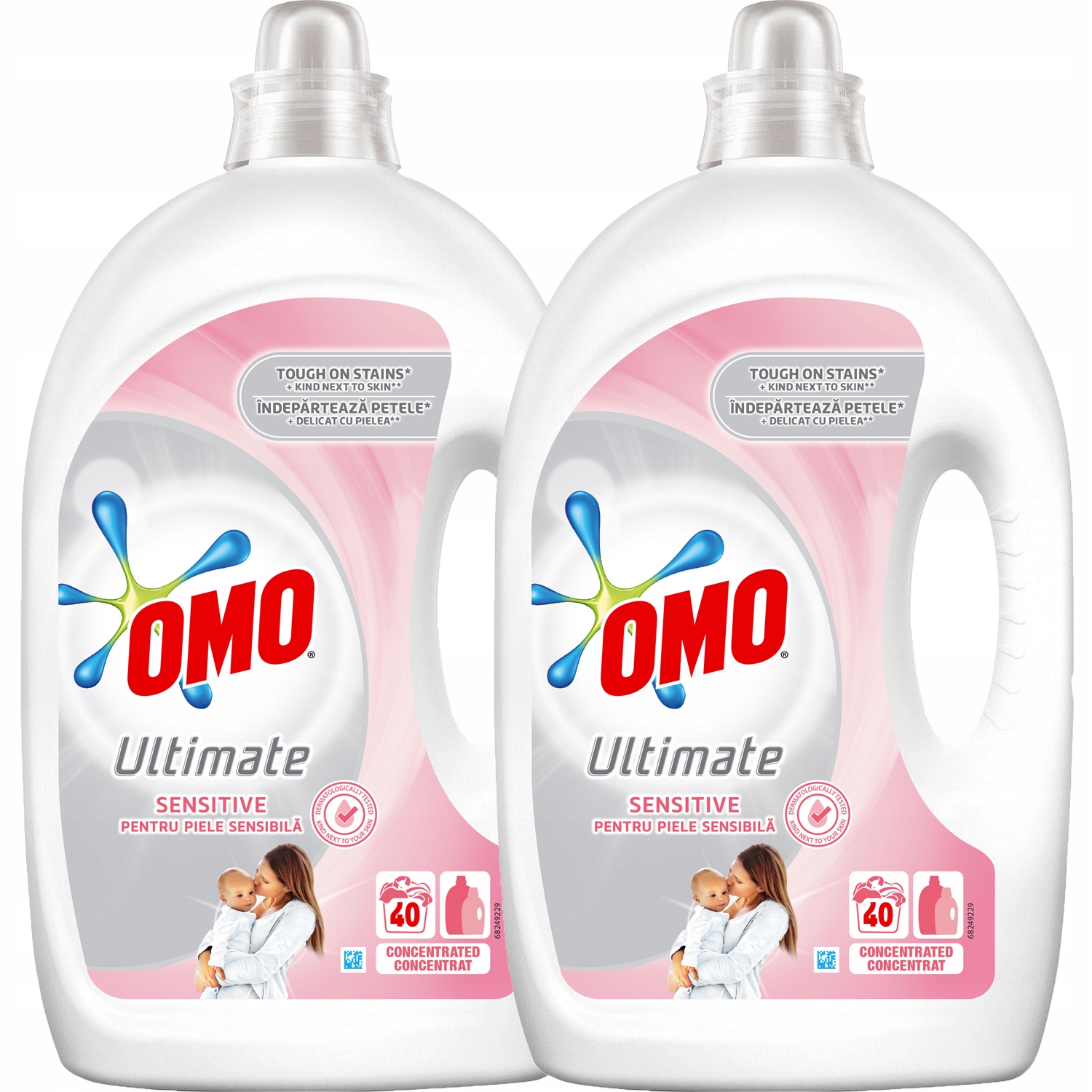 Prací gél - OMO Konečným Sensitive Pracine Gel 4 litre 80 PR