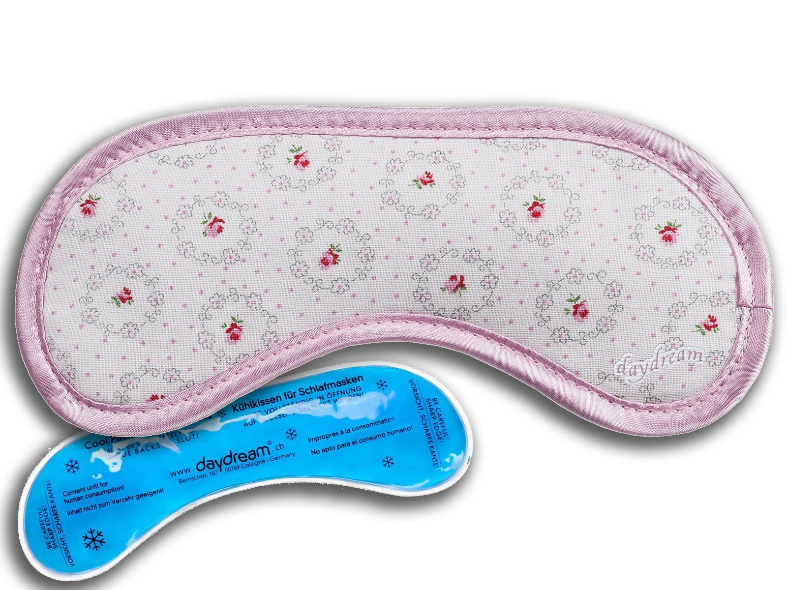 Maska na spanie - DayedReam White, Black, Black, Pink, Green Band