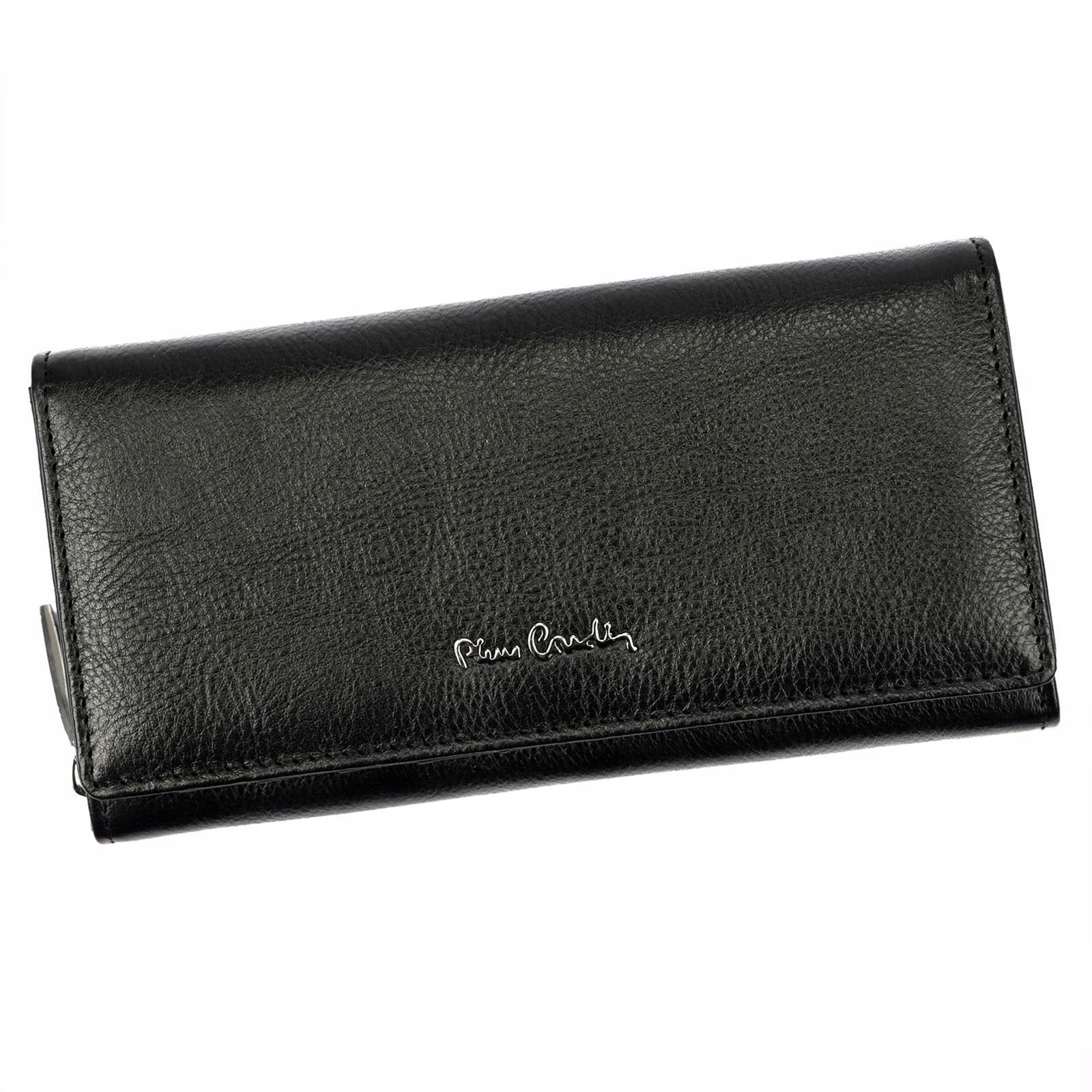Peňaženka - Pierre Cardin Portin Natural Leather Black Pierre Cardin 06 Taliansko 106 - Dámsky produkt