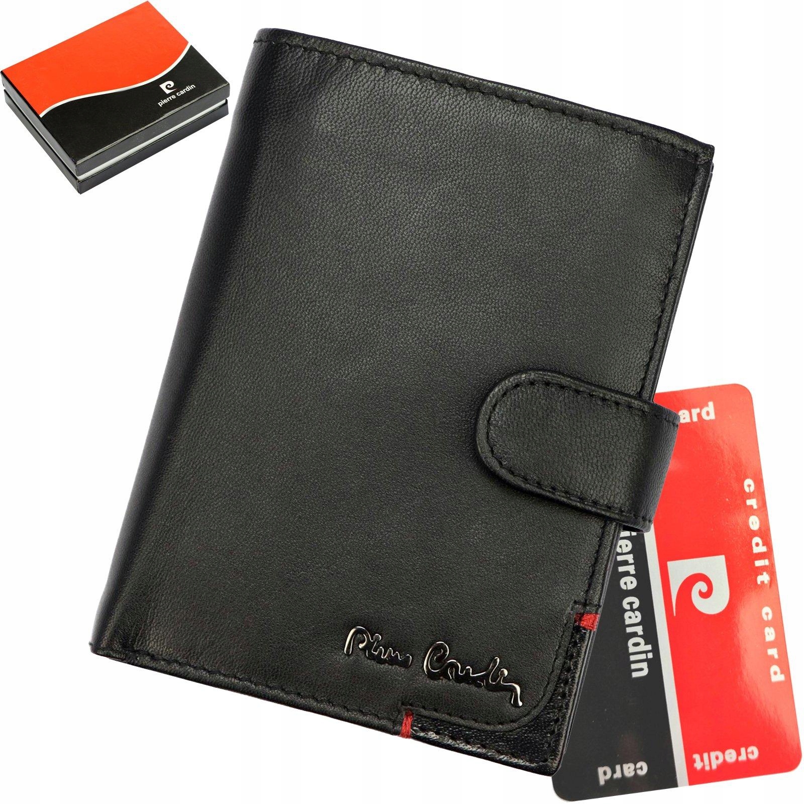 Peňaženka - Pierre cardin peňaženka Prírodná koža čierna tilak75 326a - mužský produkt