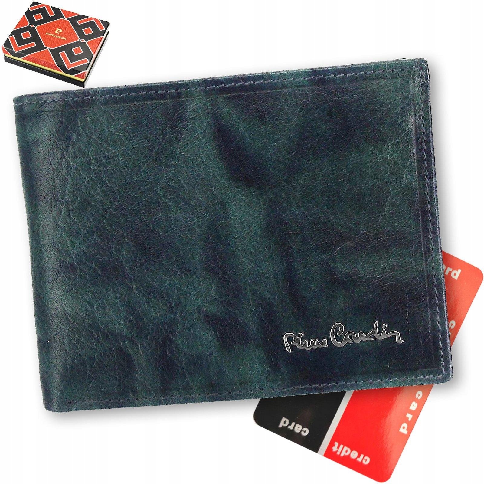 Peňaženka - Peňaženka Pierre Cardin z pravej kože čierna YS520.1 8806A RFID - Pánsky produkt