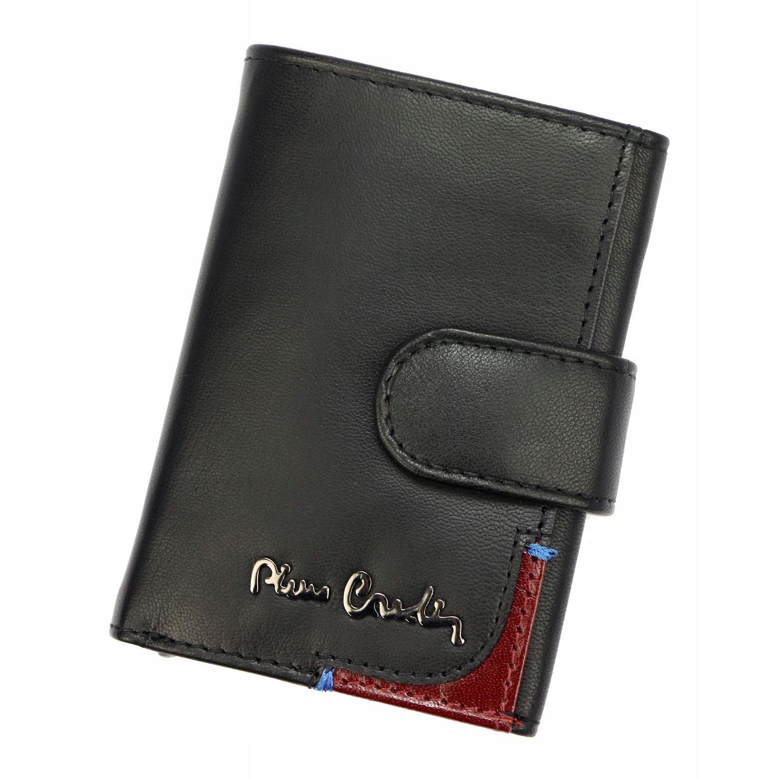Peňaženka - Pierre cardin peňaženka Prírodná koža čierna tilak75 2422 - Pánsky produkt
