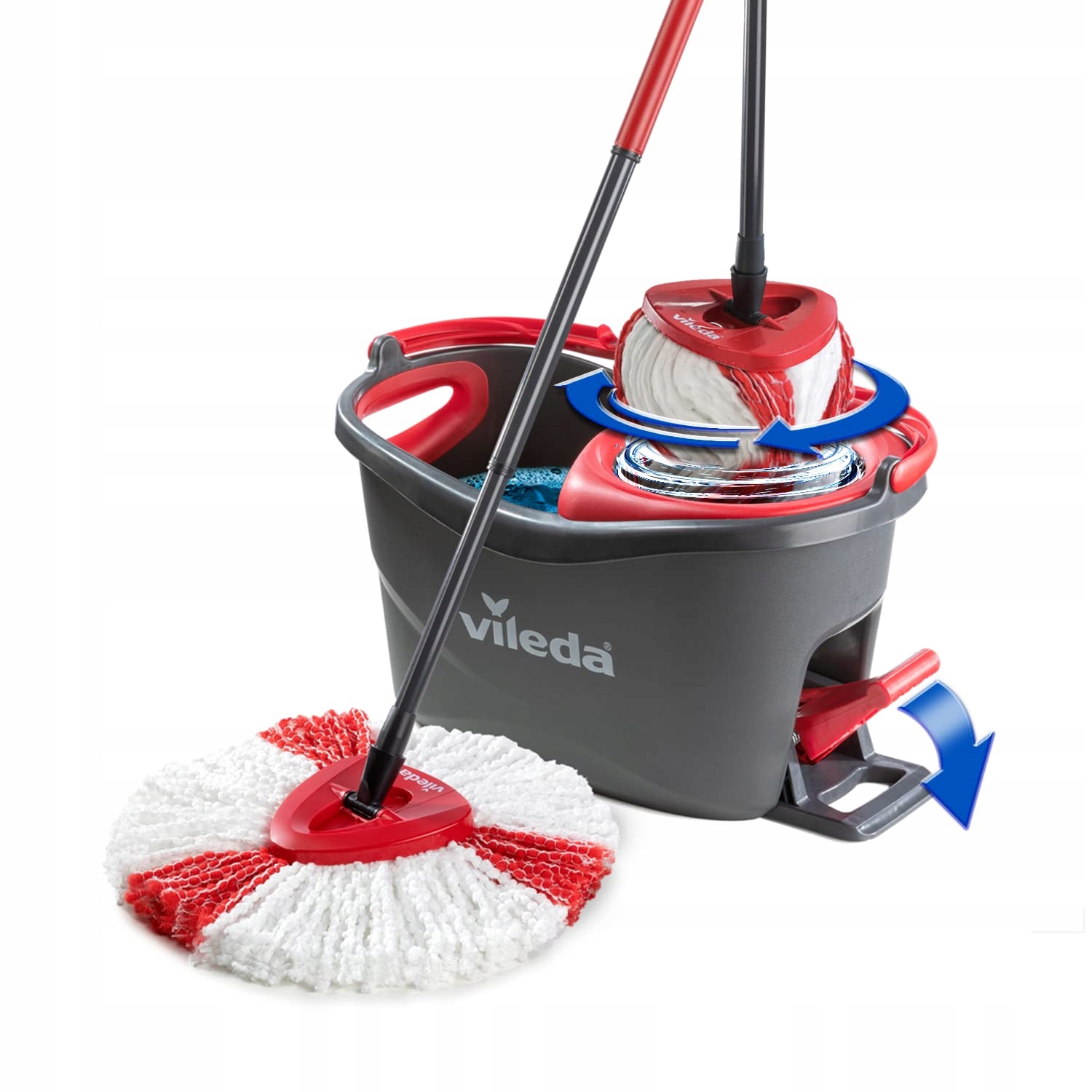 Villeda Turbo Easywring & Clean Mop Rotary