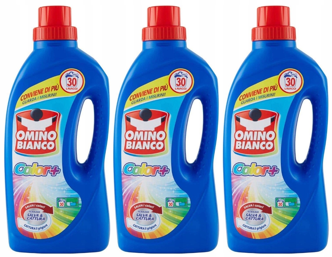 Prací gél - Omino Bianco Color + Tkanina Práčovňa 3 x 1.5L