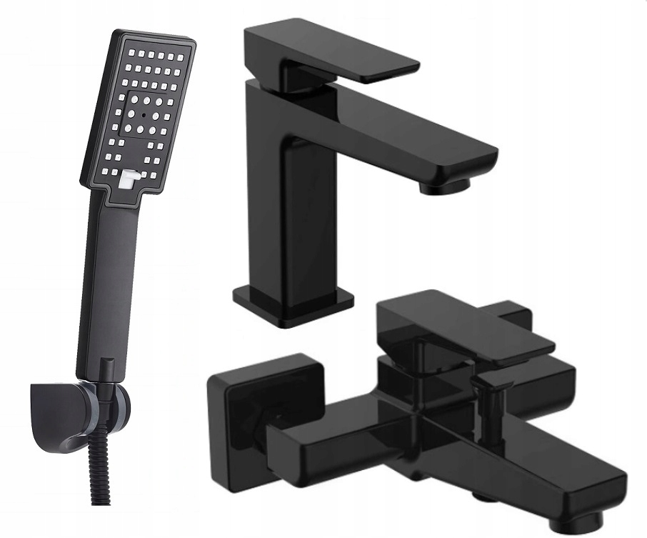 Omnires Washbasin batéria + čierna vaňa