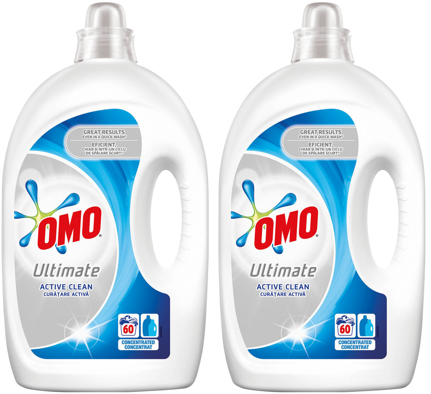 Prací gél - OMO Ultimate Active Clean Gel Wicley Gel 120PR 6L