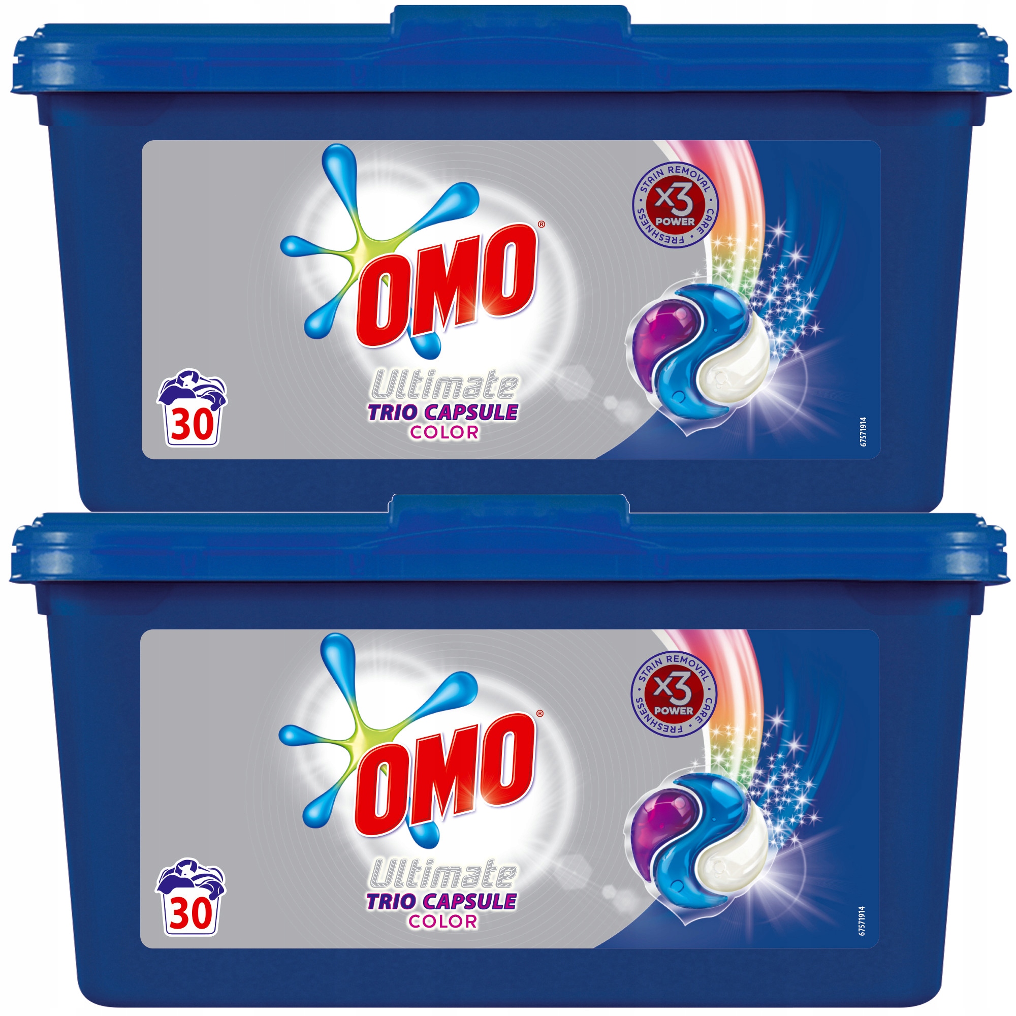 Pracie kapsuly a tablety - OMO Ultimate Color TRIO Pracovanie kapsúl 60 kusov