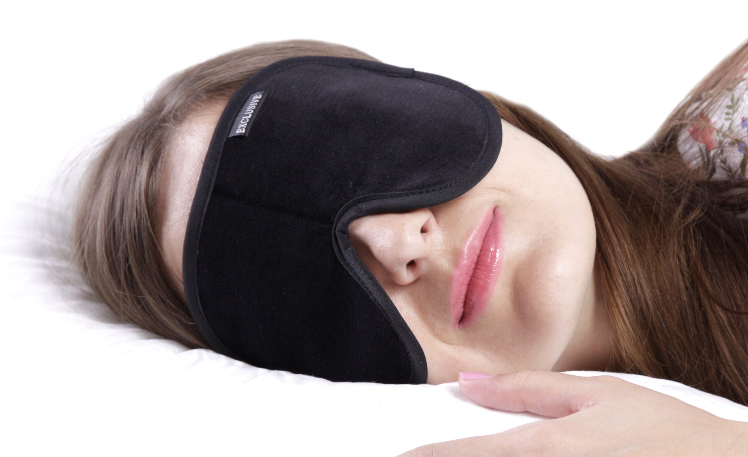Maska na spanie - Očná skupina Dariana Bamboo Fiber.Biz Black