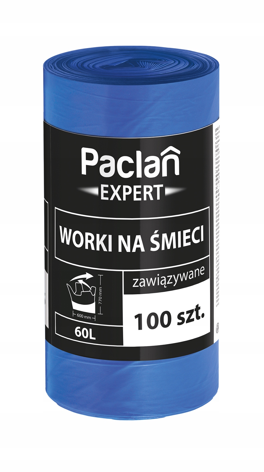 PACLAN Expert vrecká na odpadky zviazané 60LX100 PCS