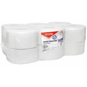 1 W toaletný papier jumbo biely papier 12 rolí