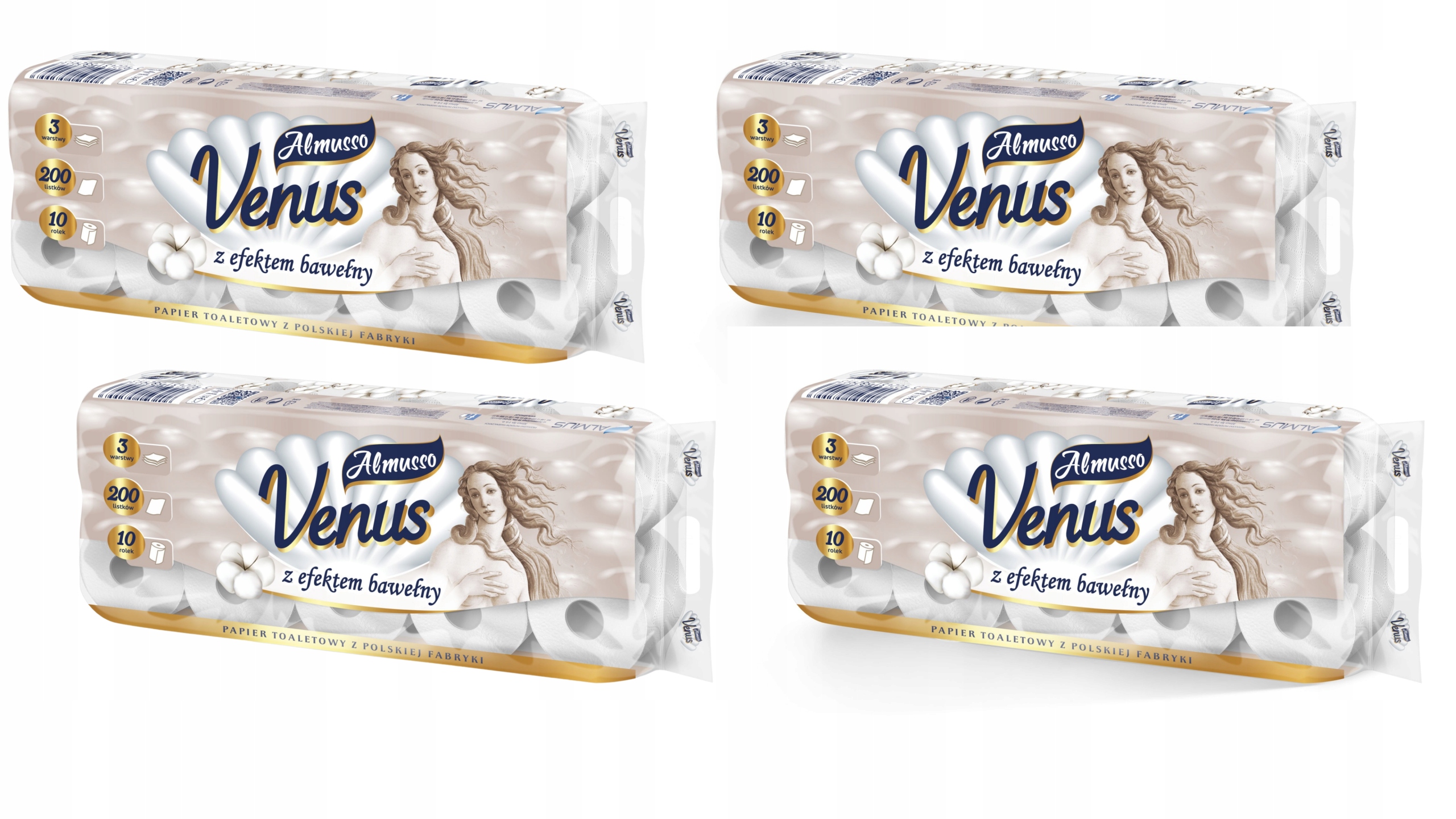Almusso Venus Pearl toaletný papier 3W 40 ks