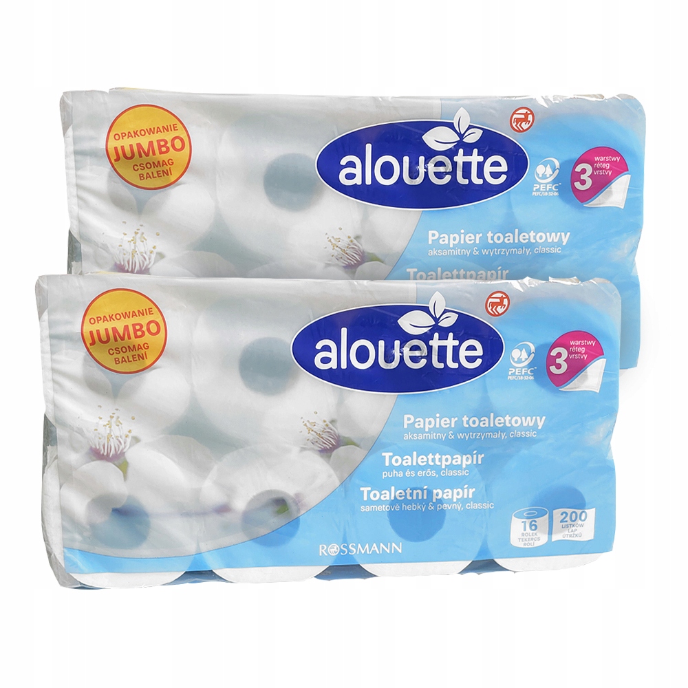 Alouette 3W Mega Pack 32 PCS toaletný papier