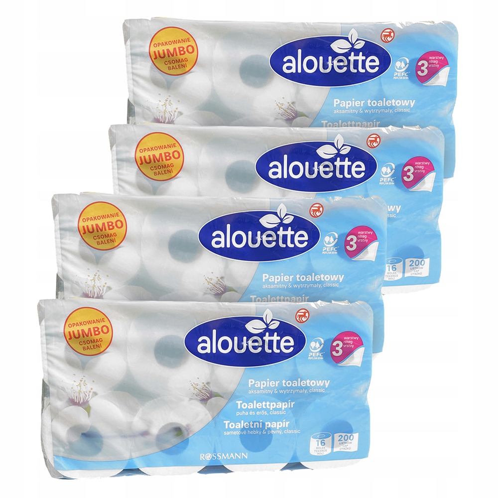 Alouette 3W Mega Pack 64 PCS toaletný papier