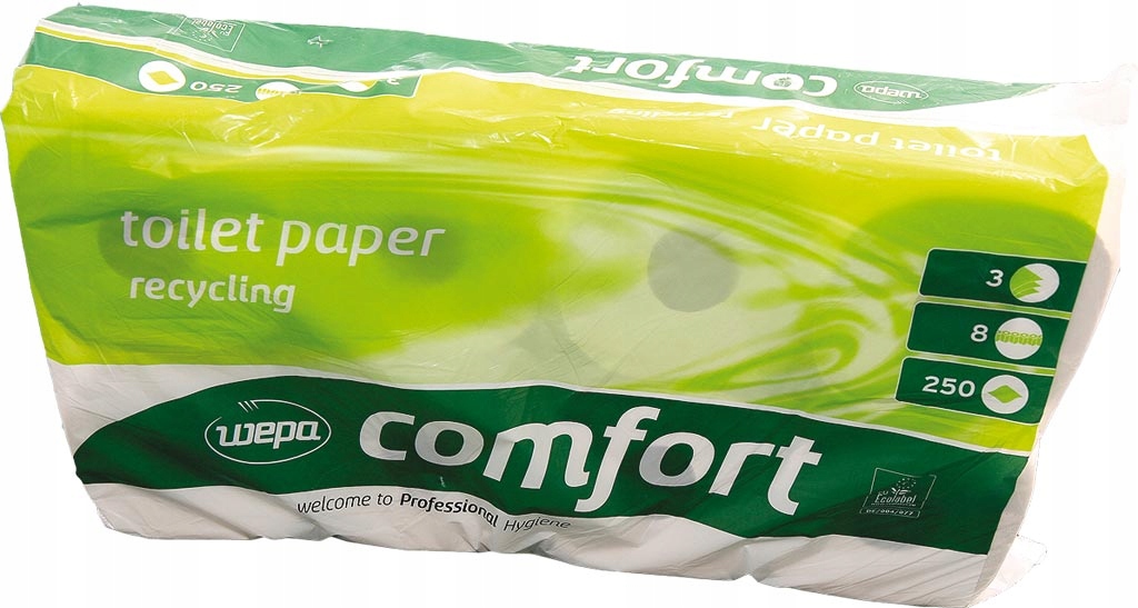 Wepy White toaletný papier 3 vrstvy 8 valcov