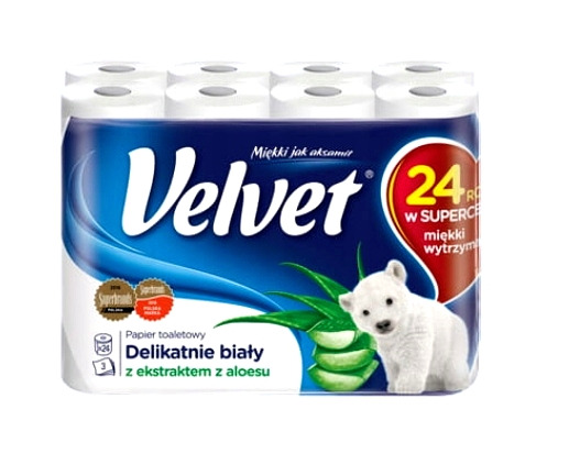 Velvet 24 ks toletový papier