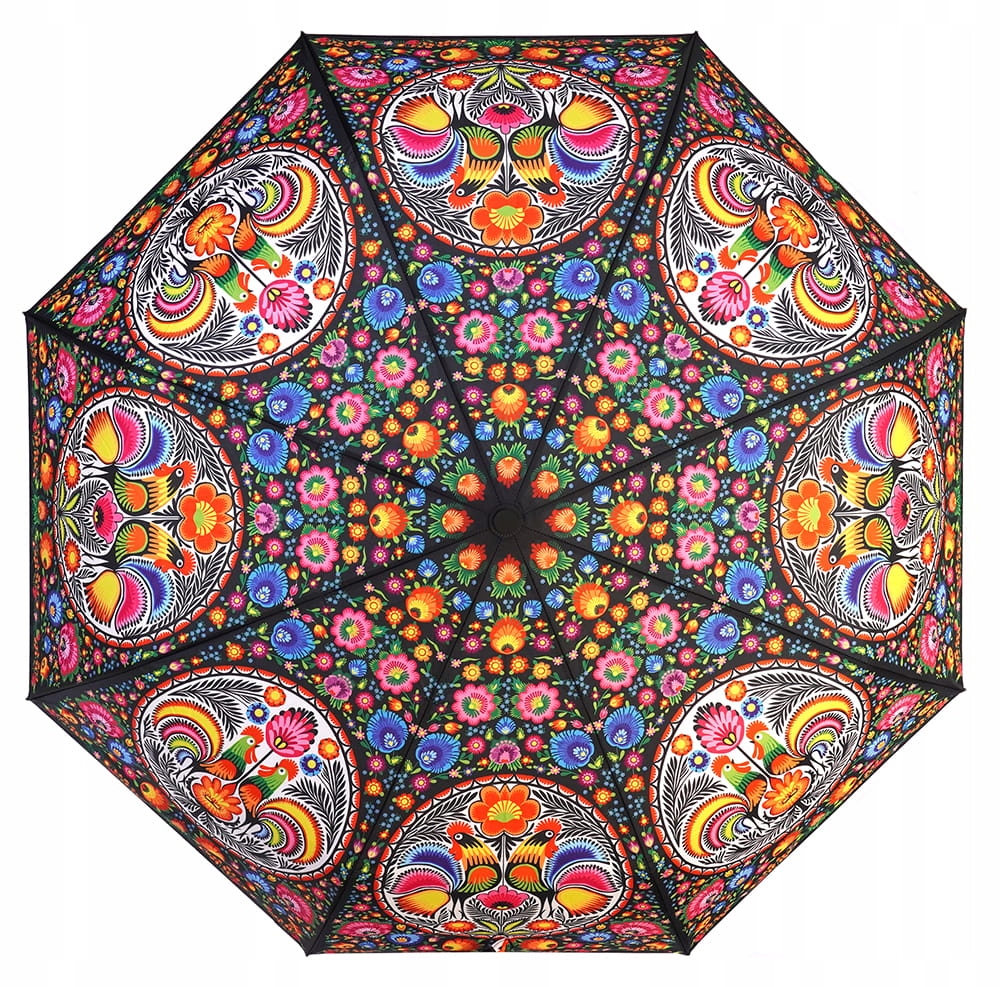 Dáždniky - Automatický, skladací dáždnik, s multicolorovým obalom Art PL