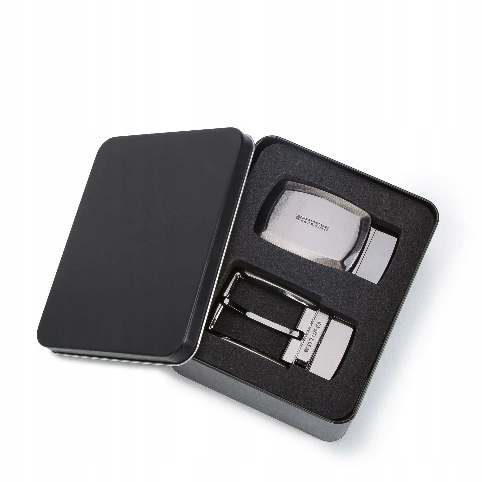 Opasok - Wittchen Black, Navy Blue Belt - mužský produkt