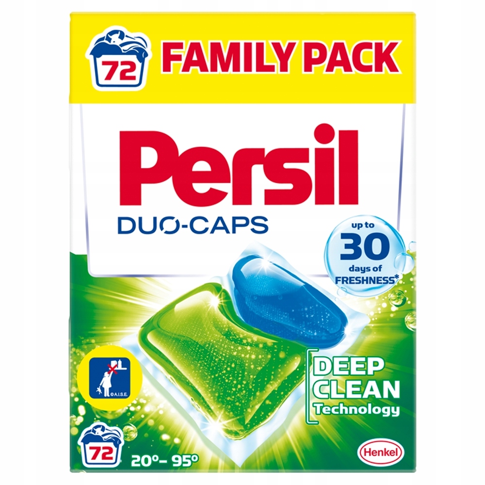 Pracie kapsuly a tablety - PERSIL DUO-CAPS 72 PRAVIDELNÉ PRAČNÉ Kapsuly