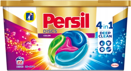 Pracie kapsuly a tablety - PERSIL Disky Pracie kapsule 22 ks Farba