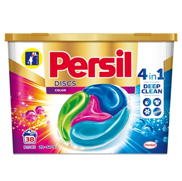 Pracie kapsuly a tablety - Persilové disky Umývanie kapsúl 38 ks. Farba
