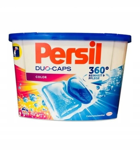 Pracie kapsuly a tablety - Persil pracie kapsuly DUO čiapky Farba 60ks de