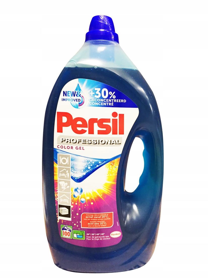 Prací gél - Persil Pro Farebný gél Umývanie kvapaliny 100 Umyte 5L