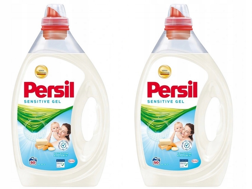 Prací gél - CITLIVÝ GÉL na pranie PERSIL 2x2,5L = 5L = 100 PLÁKANÍ