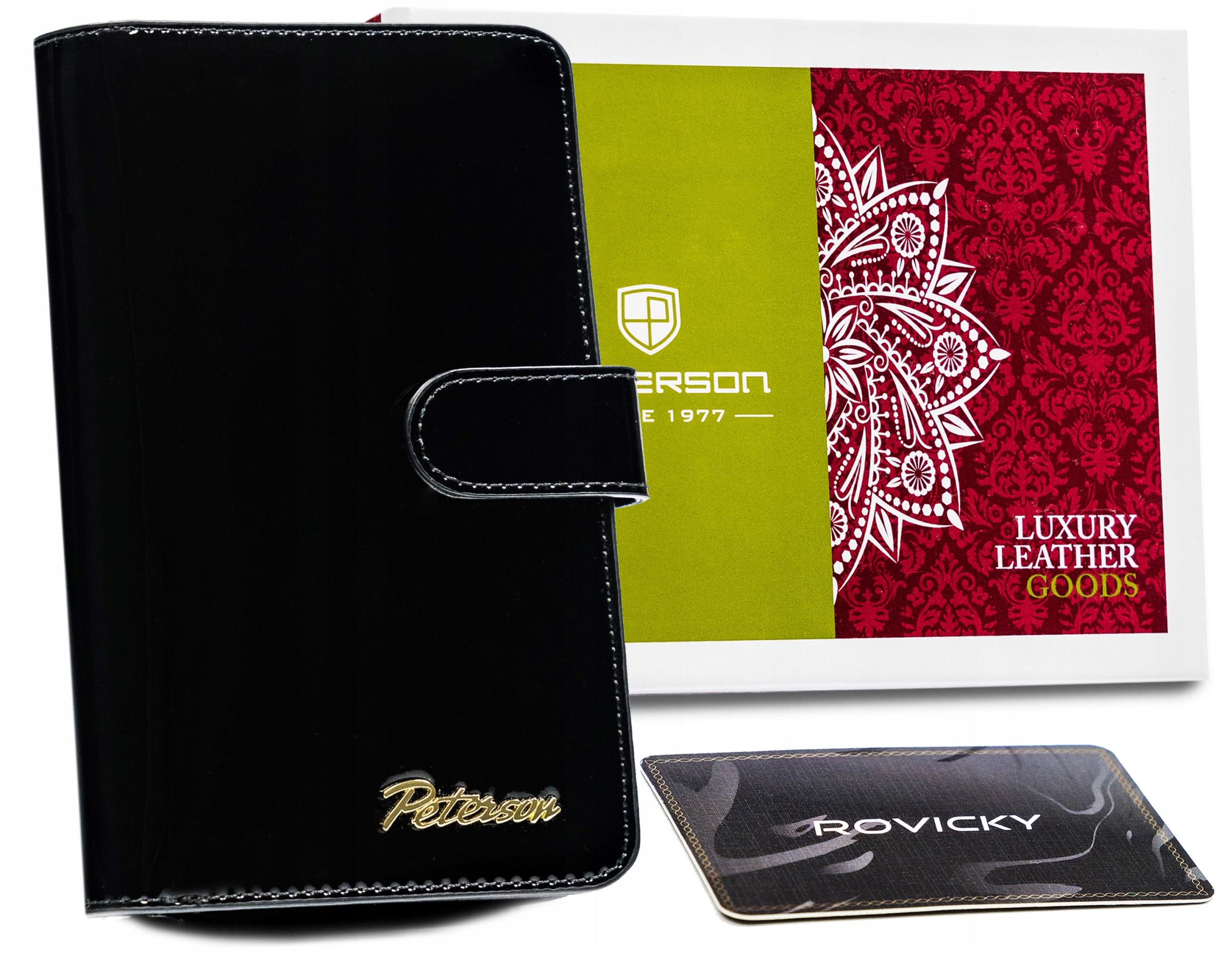 Peňaženka - Peterson Wallet Prírodná koža Čierna PTN BC-603-1711 Blac-Women's Product