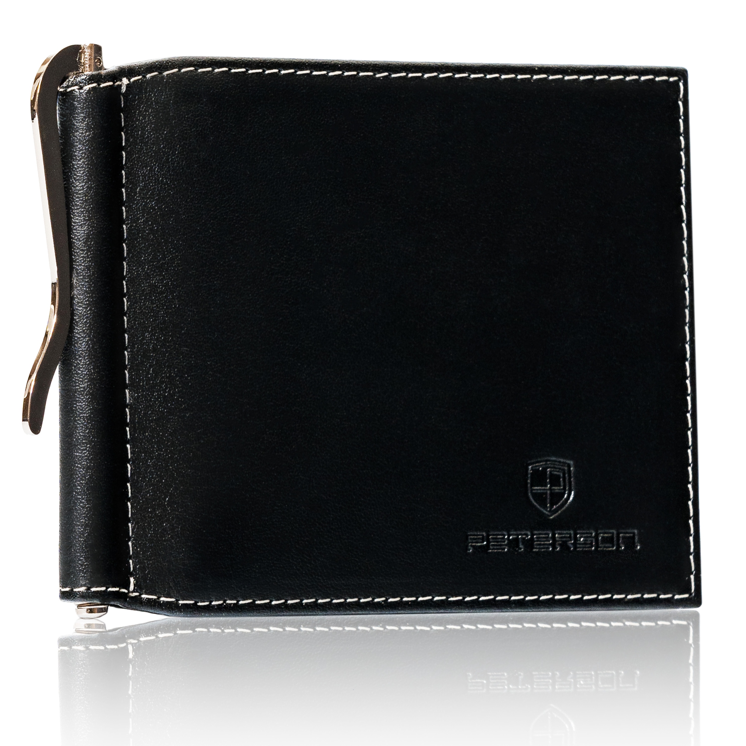 Peňaženka - Peterson Banknote Natural Leather Black PTN CAW22719 Nero - Unisex Product
