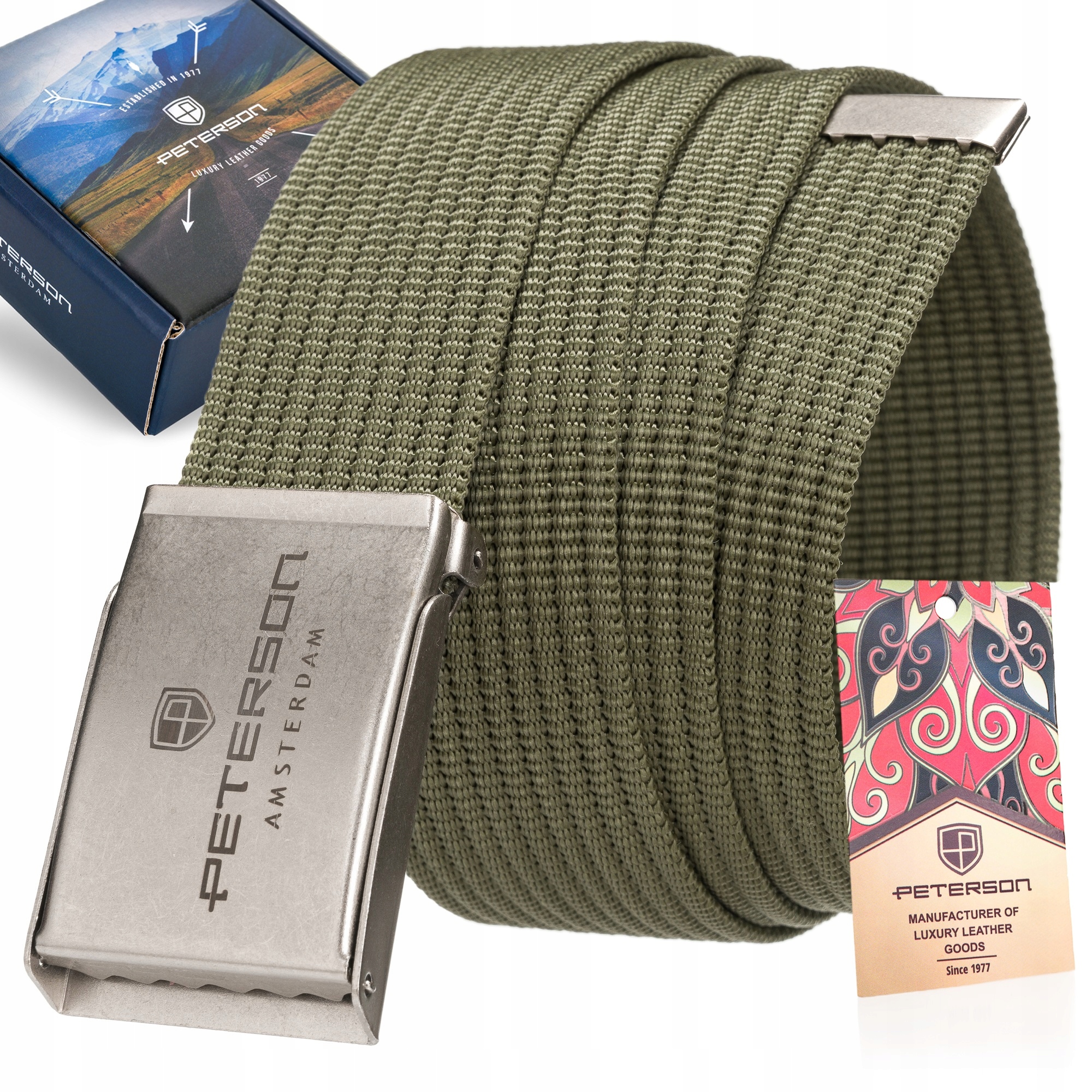 Opasok - Peterson Khaki Belt - Pánsky produkt