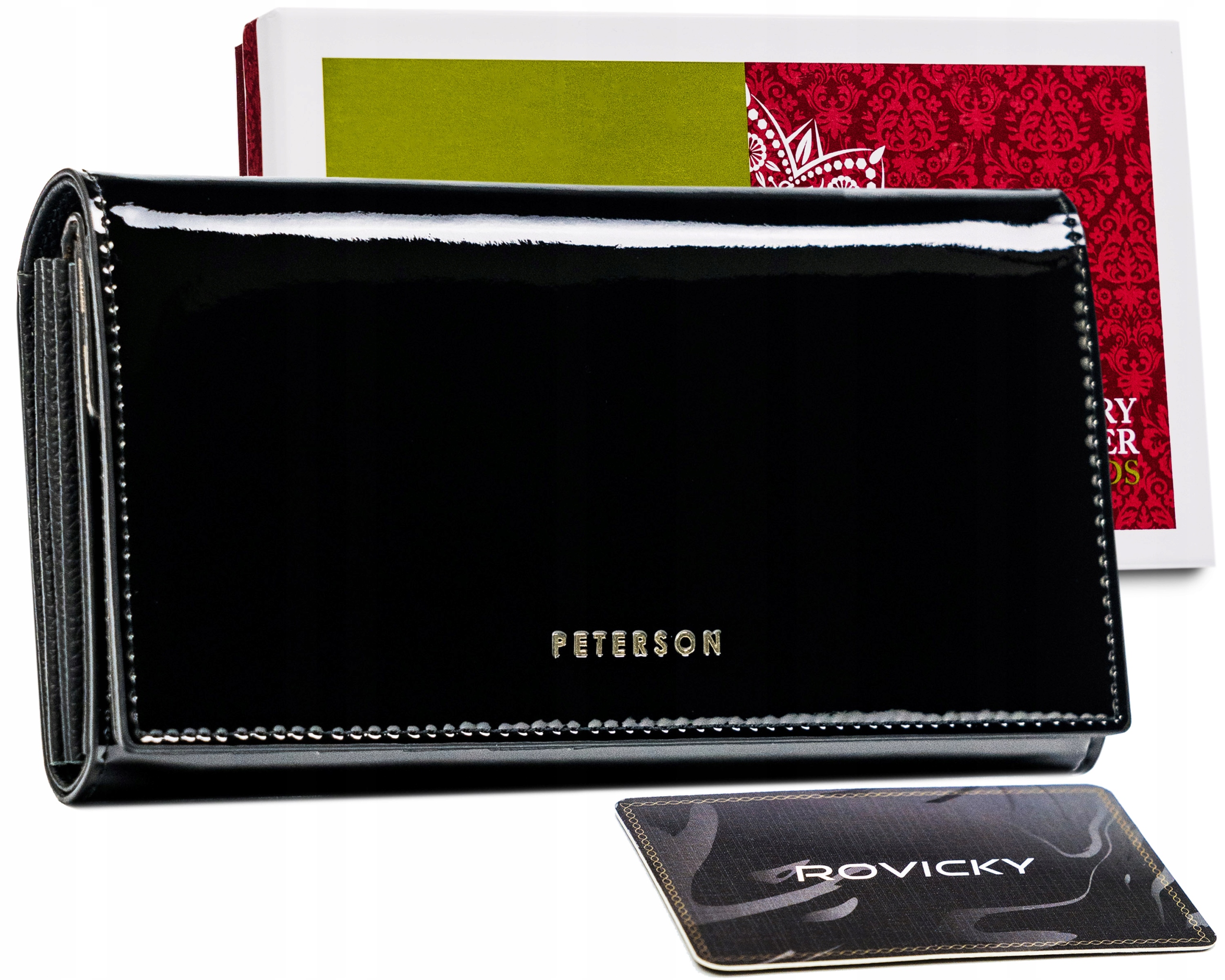 Peňaženka - Peterson Wallet Prírodná koža Čierna PTN BC-411-1674 Produkt Blac-Women