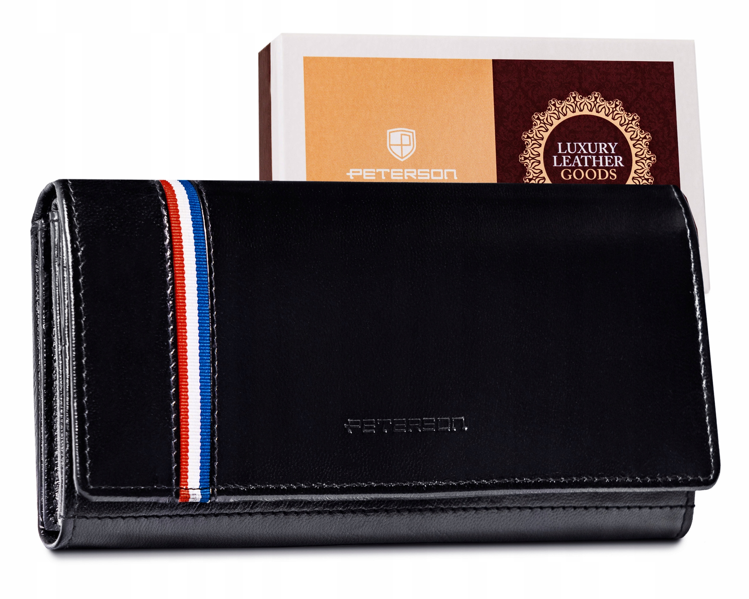 Peňaženka - Peterson Peterson Wallet Natural Leather Black PTN RD-32-GCL-A Blac-Women's Product