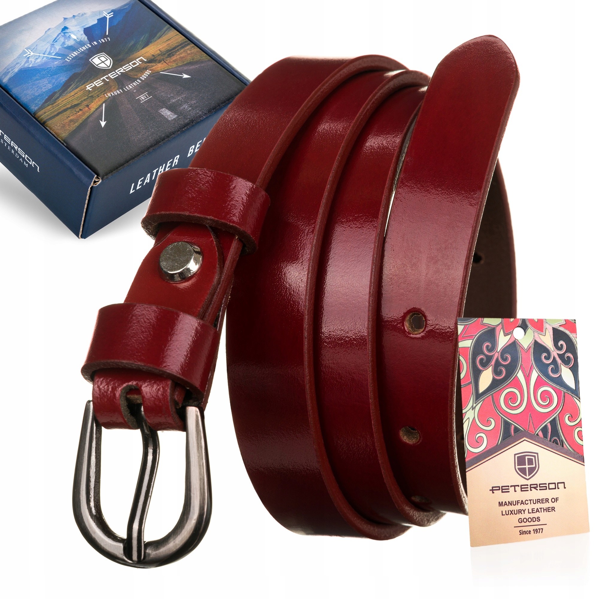 Opasok - Peterson Red Belt - ženský produkt