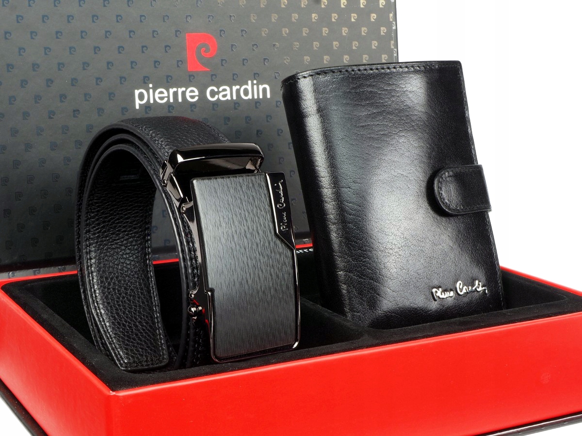 Peňaženka - Peňaženka Pierre Cardin z pravej kože čierna RFID Protection - Pánsky produkt