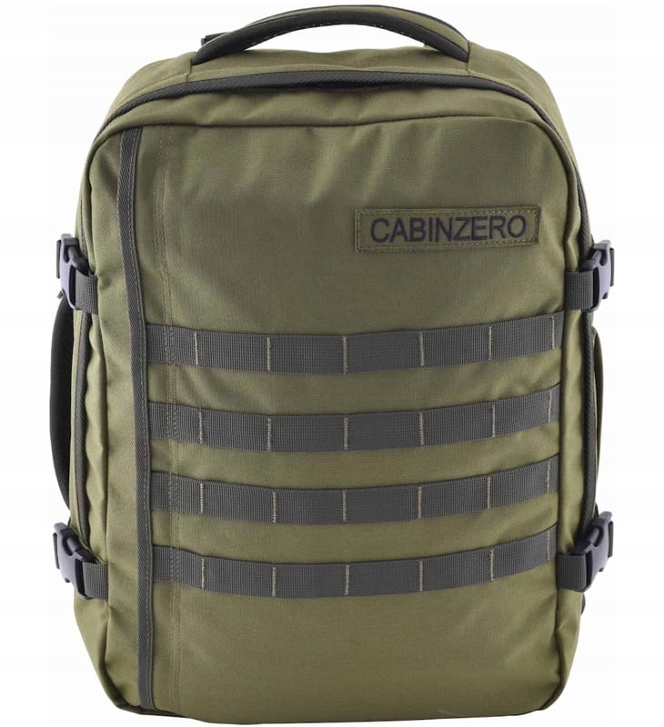 Turistický batoh v kabíne 20-40 L odtiene zelenej