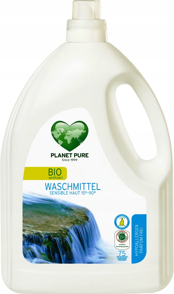 Prací gél - Planéta Pure Bio Tekuté kvapaliny hypoalergénne umývadlo Nemecko