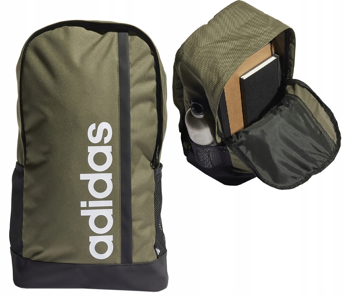 Adidas lineárny biskup Khaki športový batoh