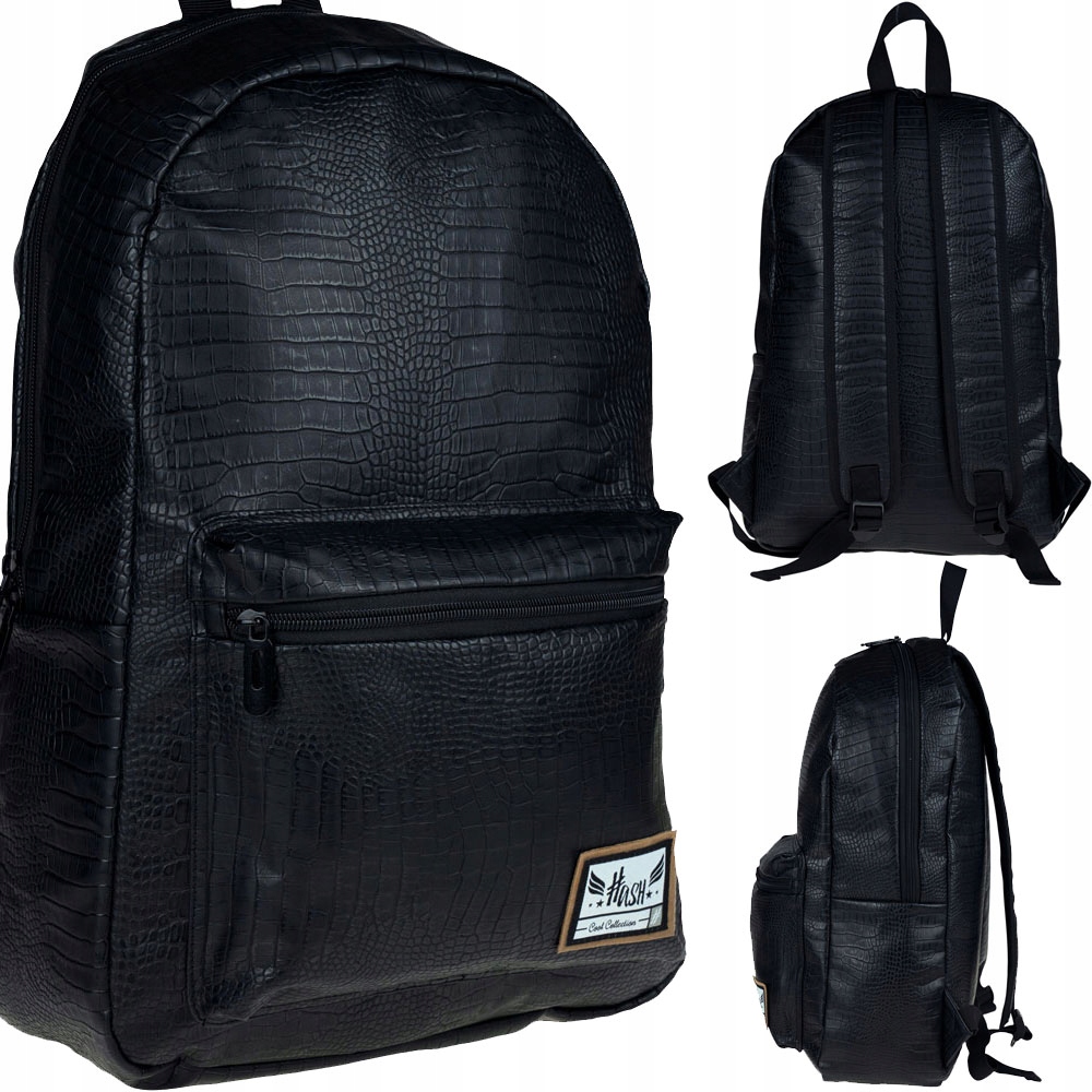 Single -Chamber School Backpack Astra Black 20 L
