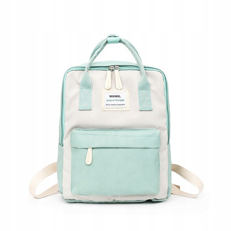 Alexiss School Backpack Gray, Green