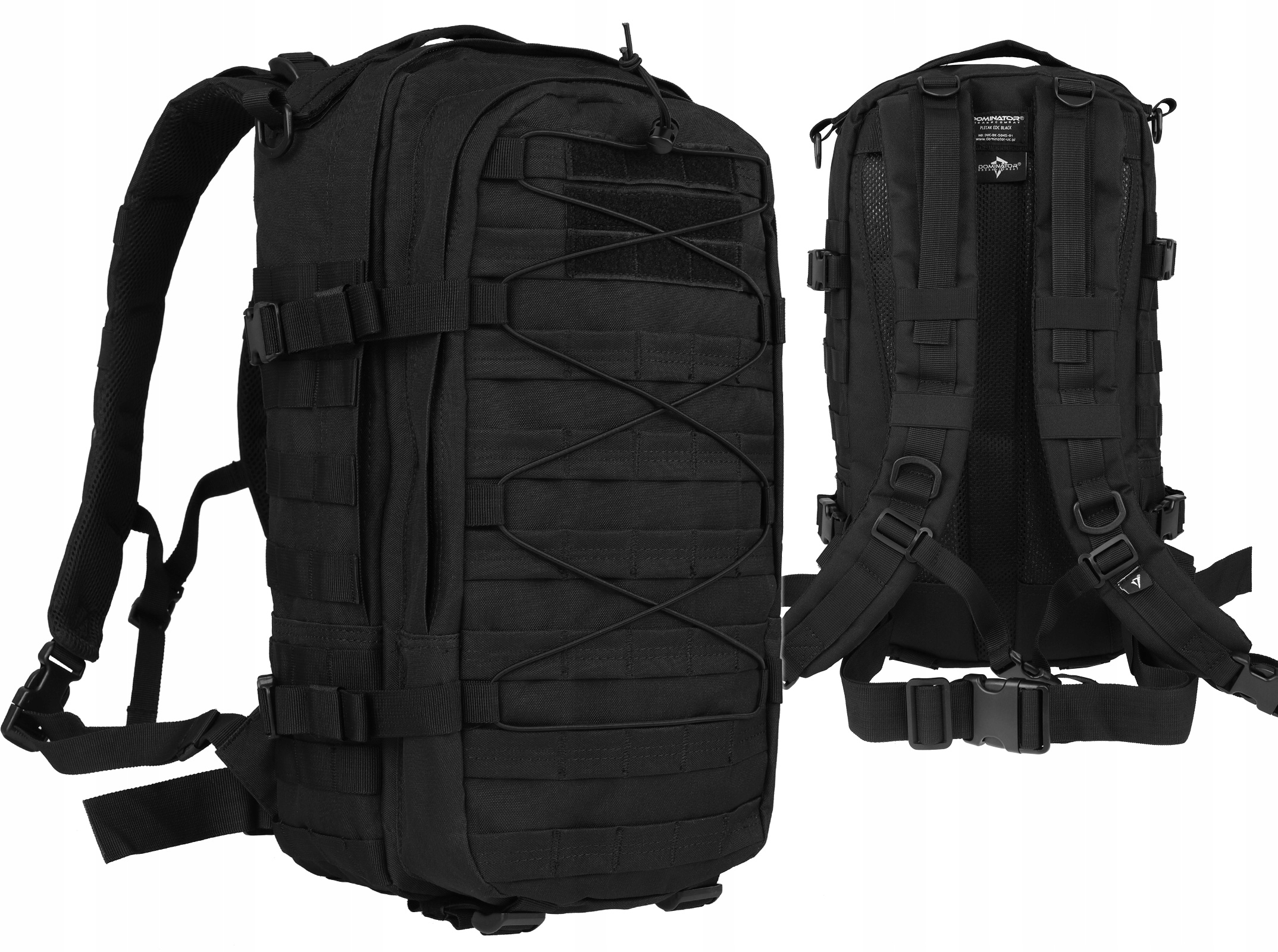 Pánsky vojenský batoh EDC Molle Black