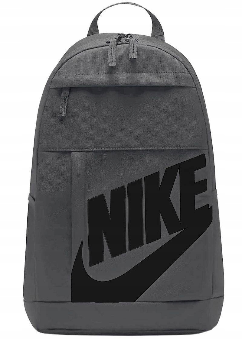 Batoh Nike Black Multi -Chamber School, odtiene šedej a striebornej 21 l