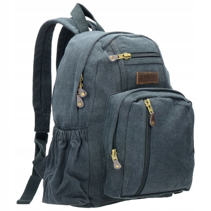 Salem batoh Canvas School Highlander Black