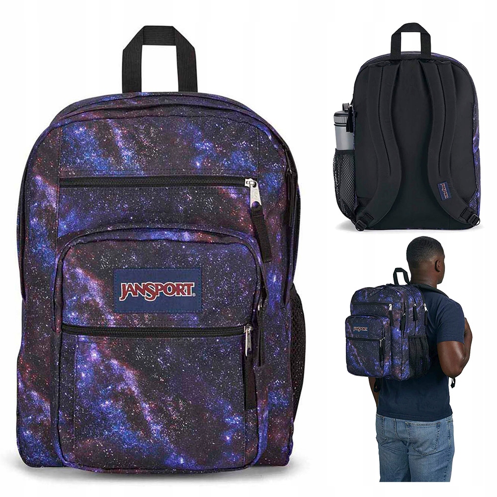 Jansport School Backpack Purple, Navy Blue