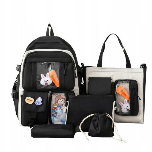Fashionfashioner School Backpack viacfarebný batoh
