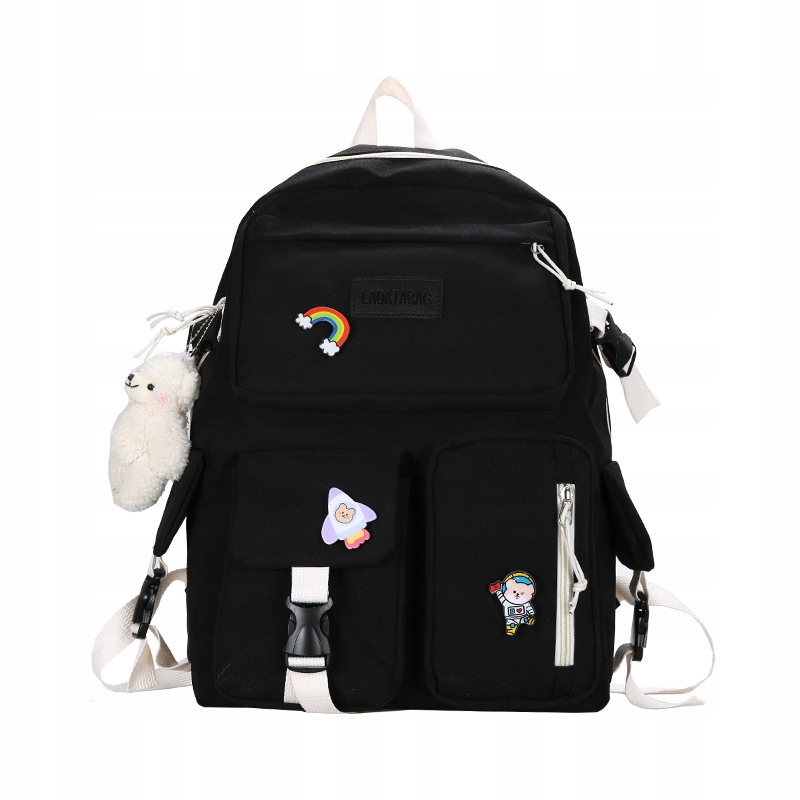 LJ3 School Backpack Multi -Colored