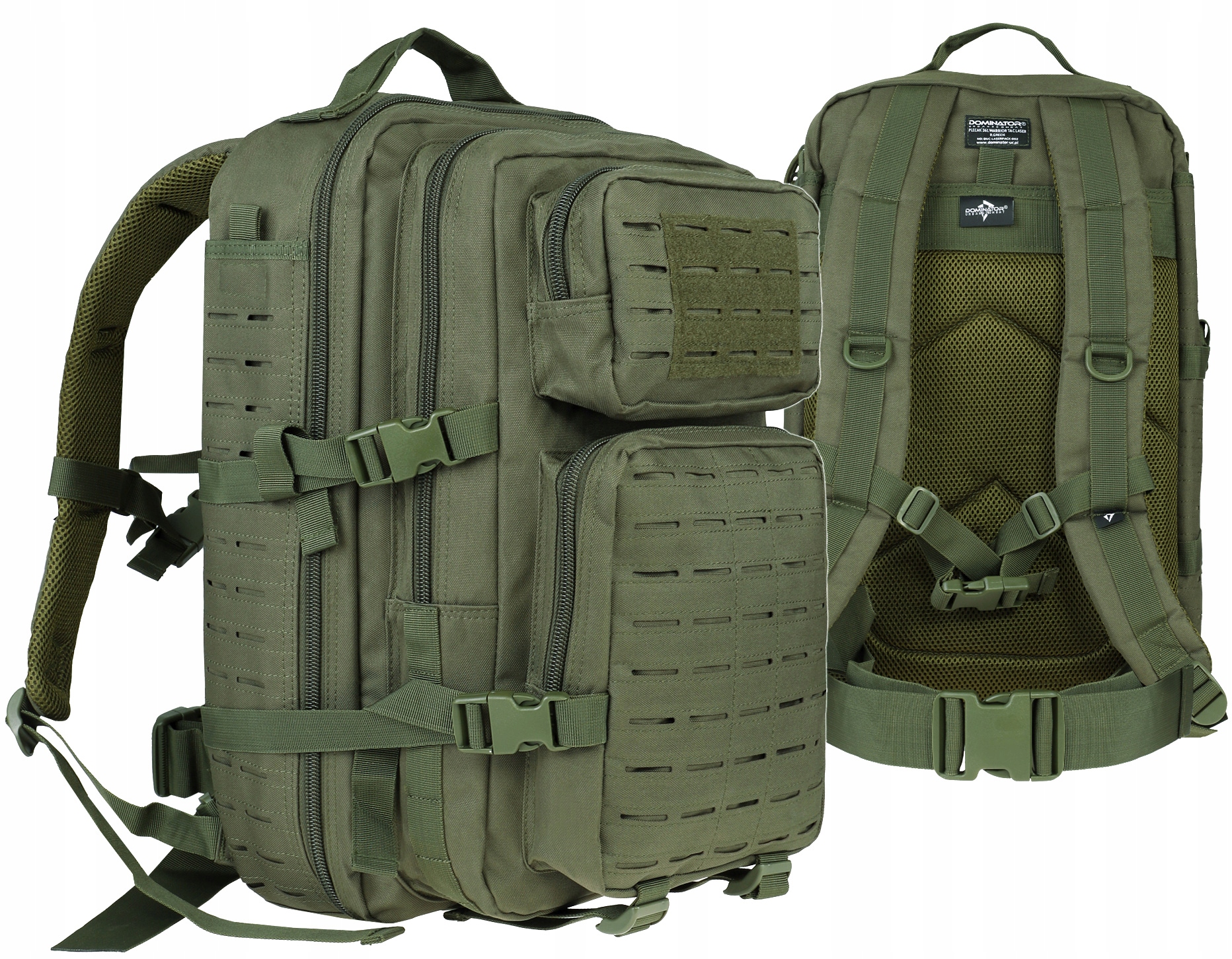 Dominantný batoh bojovník TAC 36L Green