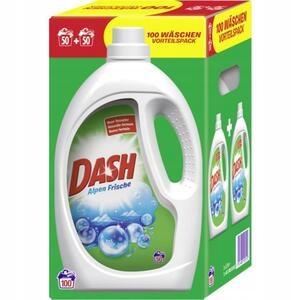 Prací gél - WASHING LIQUID DASH 100 praní alpen frische gel
